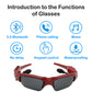 Wireless Bluetooth Sunglasses for Men Women Music Headset Headphone Smart Glasses V4.1 Stereo Handfree Headphone + Replaceable 3 Pair Polarized Lenses for Outdoor