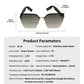 KONLEYA Smart Bluetooth Sunglasses for Men Women Frameless Sunglasses with Bluetooth 5.0 Fashionable Gradient Lens Voice Control for All Smart Devices (Gradient Green)