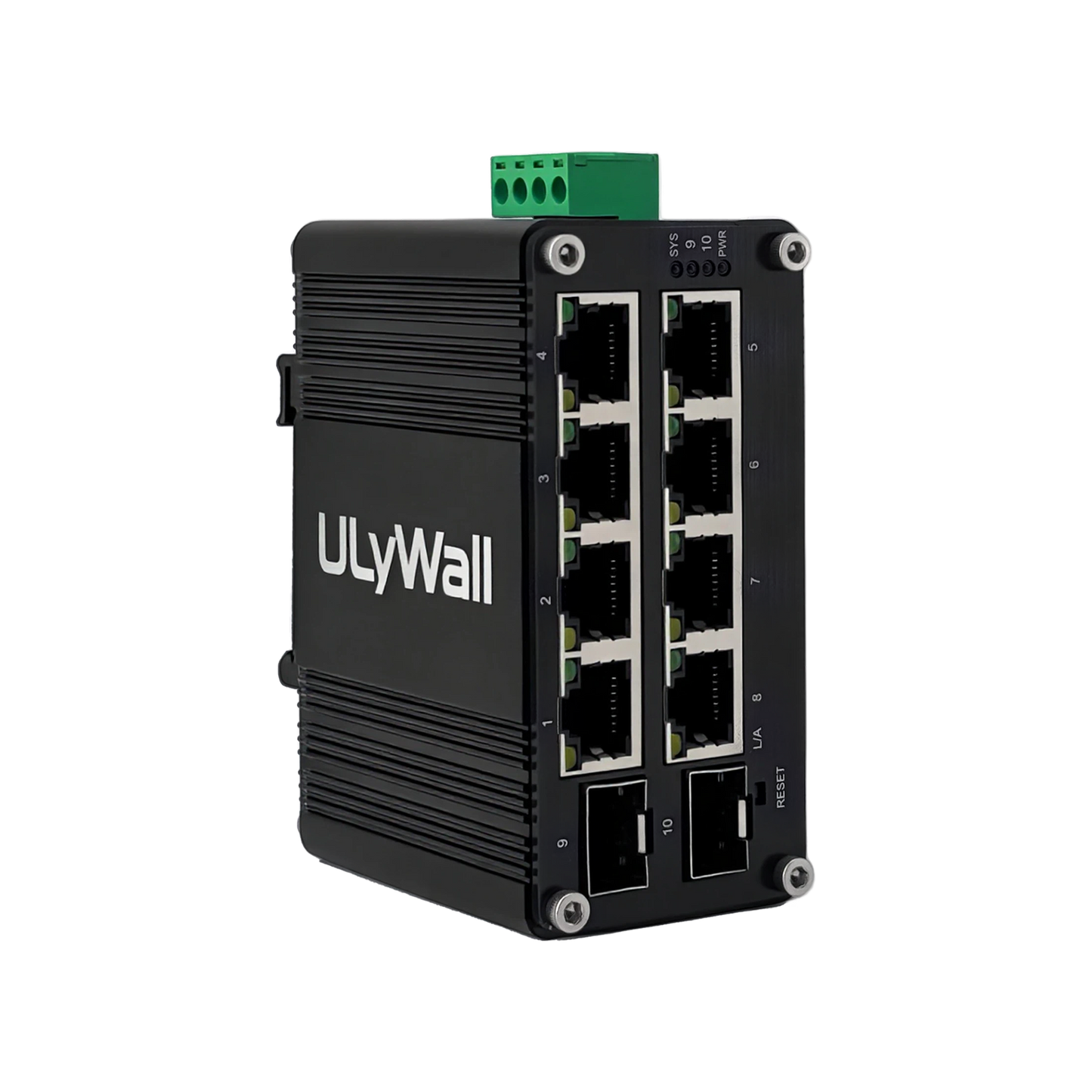 ULyWall 8-Port Gigabit Industrial Managed Switch with 2 SFP