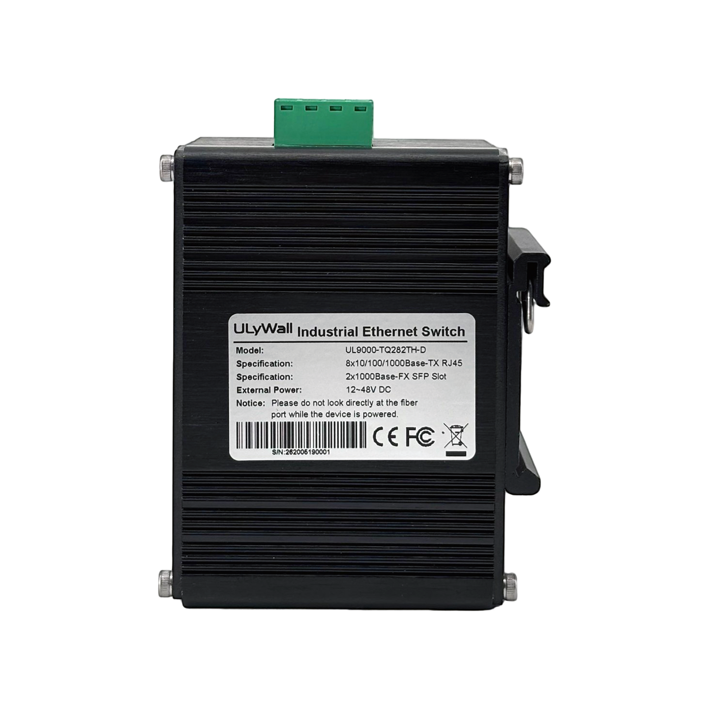 ULyWall 8-Port Gigabit Industrial Managed Switch with 2 SFP